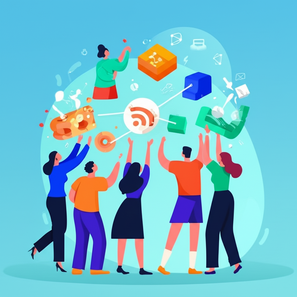 Our team testing toys